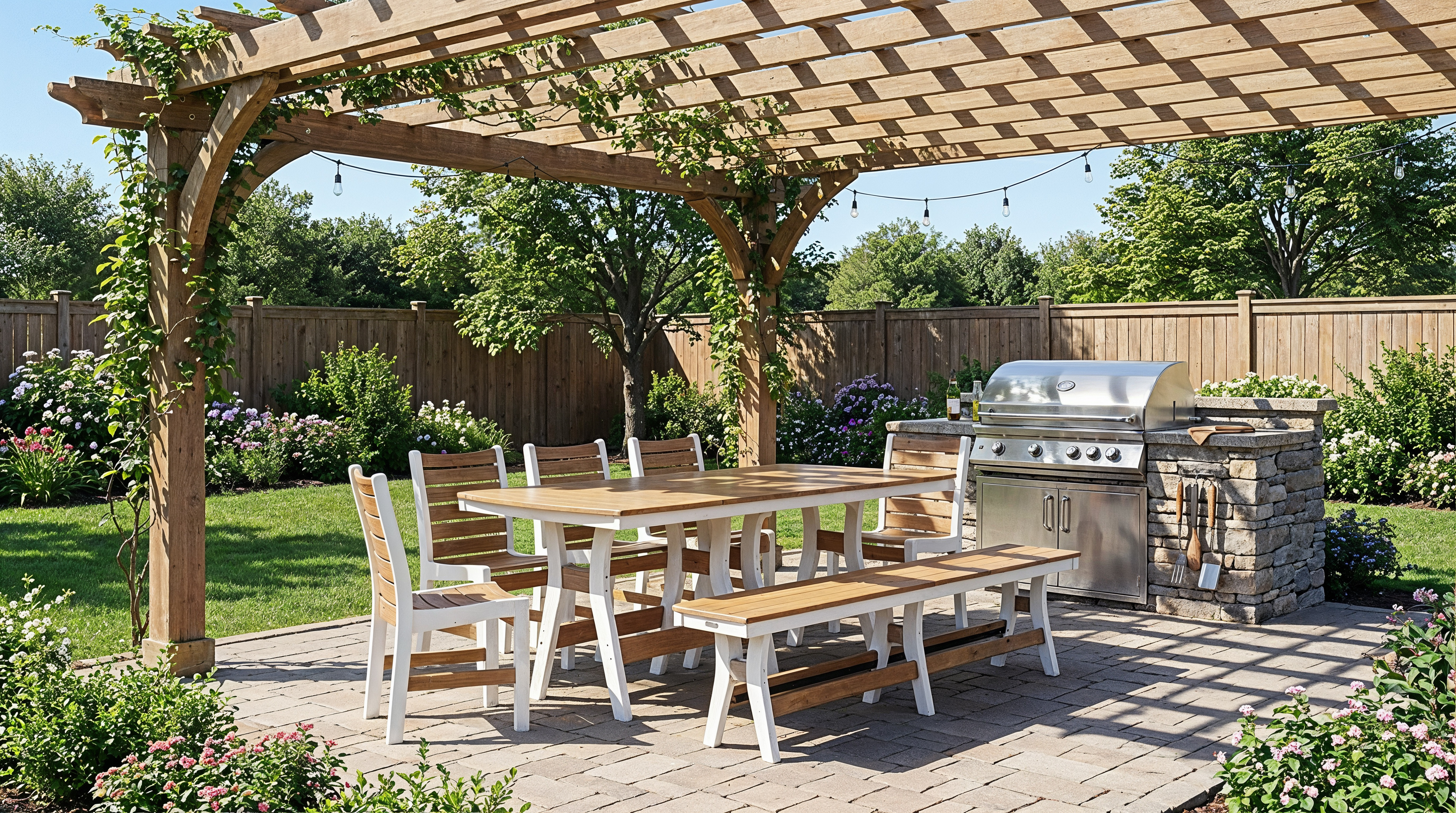 3D rendering of Berlin Gardens Bristol Dining Collection — Outdoor Dining