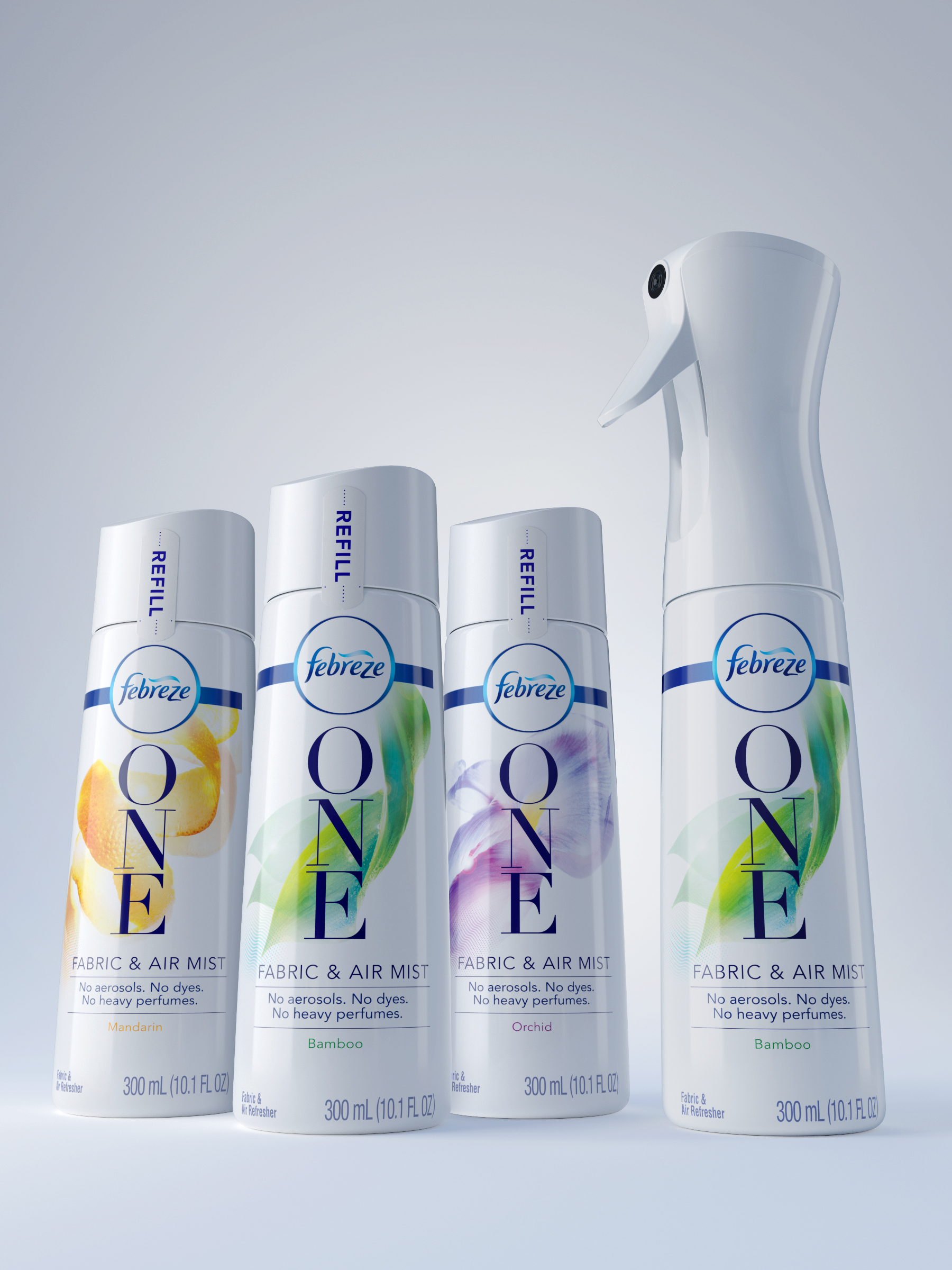 3D rendering of P&G Febreze Salvador Group — Product Group