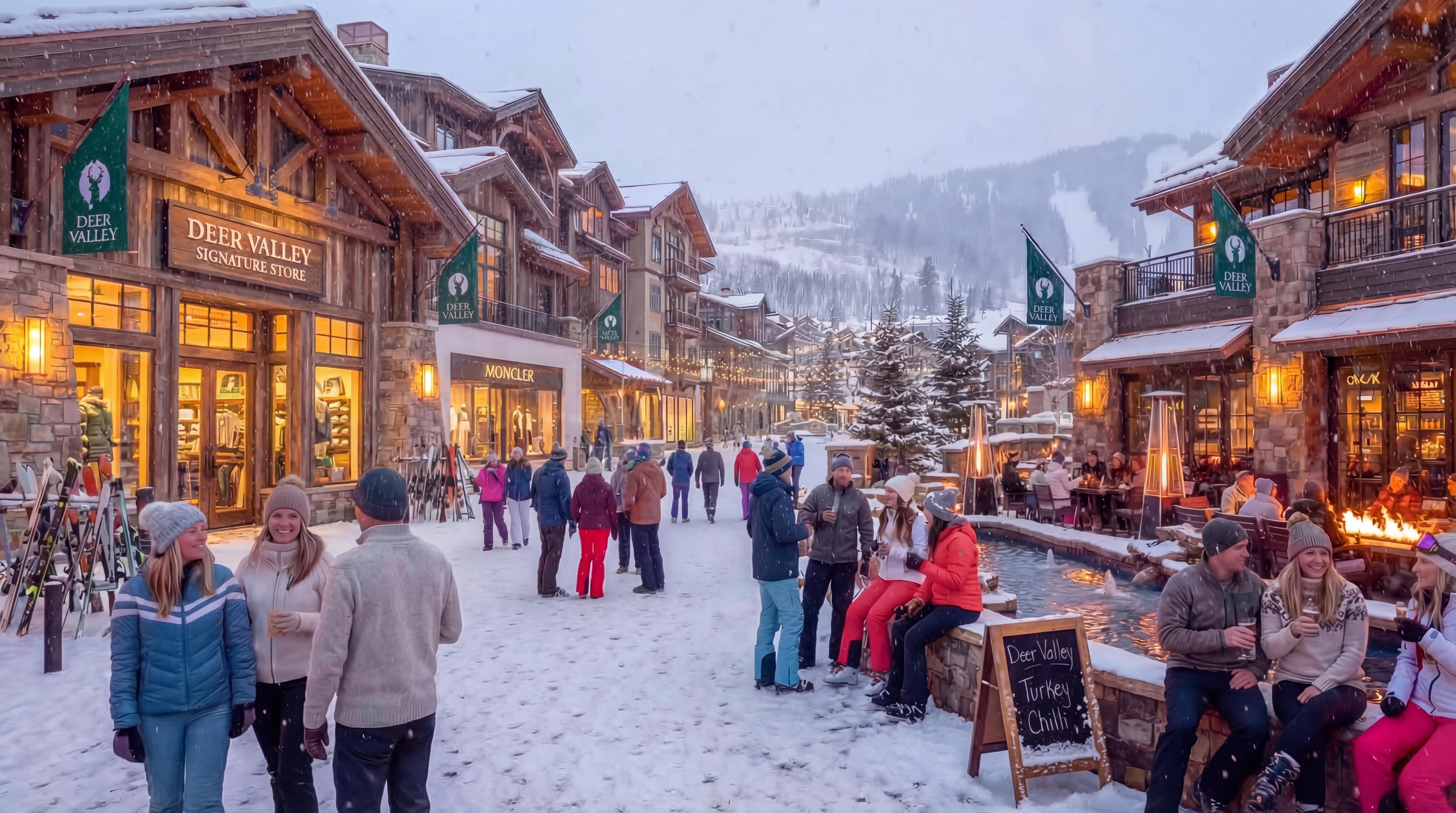 Architectural 3D rendering — FMI Snowpark Streetscape Concept Rendering