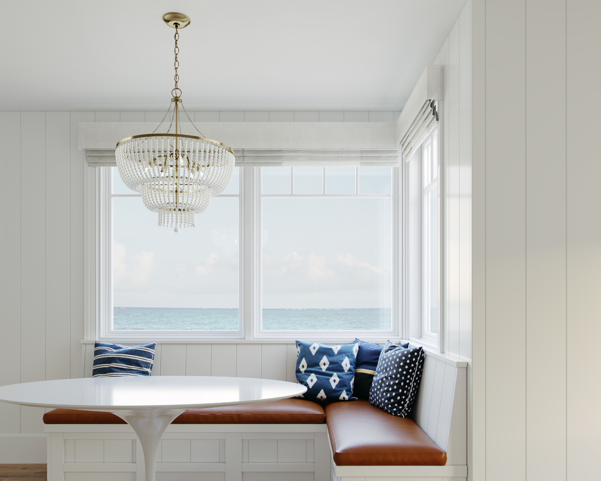 3D rendering of Visual Comfort Regalo Fairy Chandelier, Breakfast Nook — Breakfast Nook