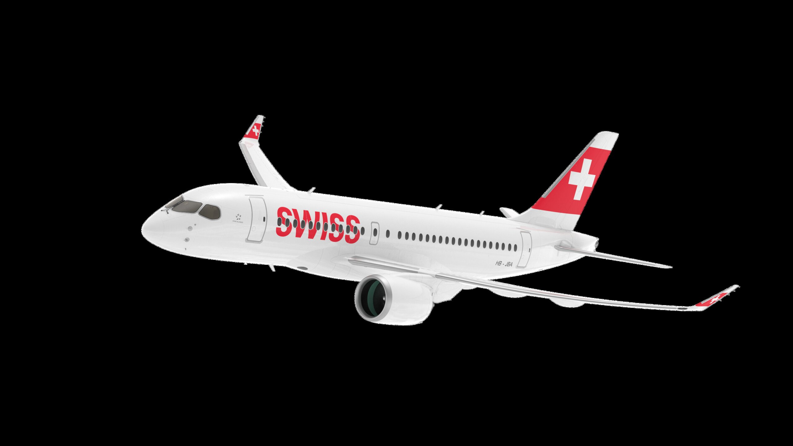 Bombardier SWISS CS100, Still 3