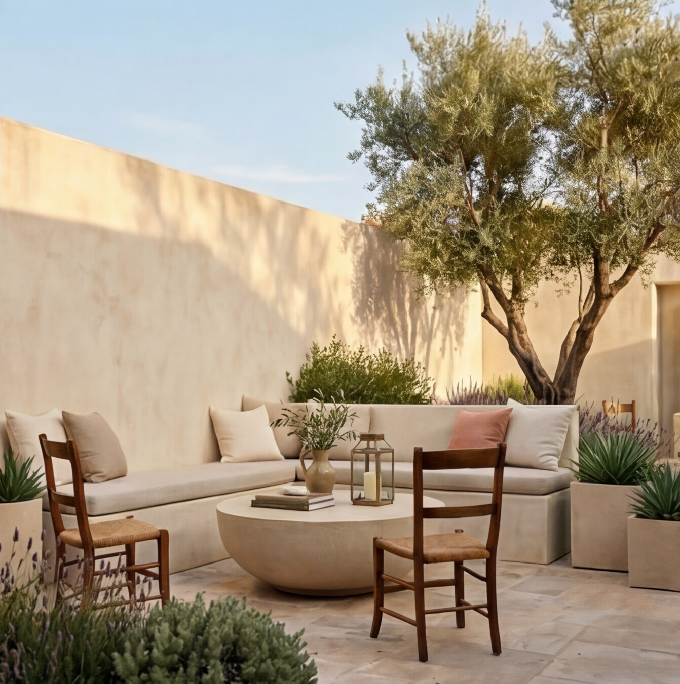 3D rendering of Restoration Hardware Terreno Courtyard, Alt View — Exterior