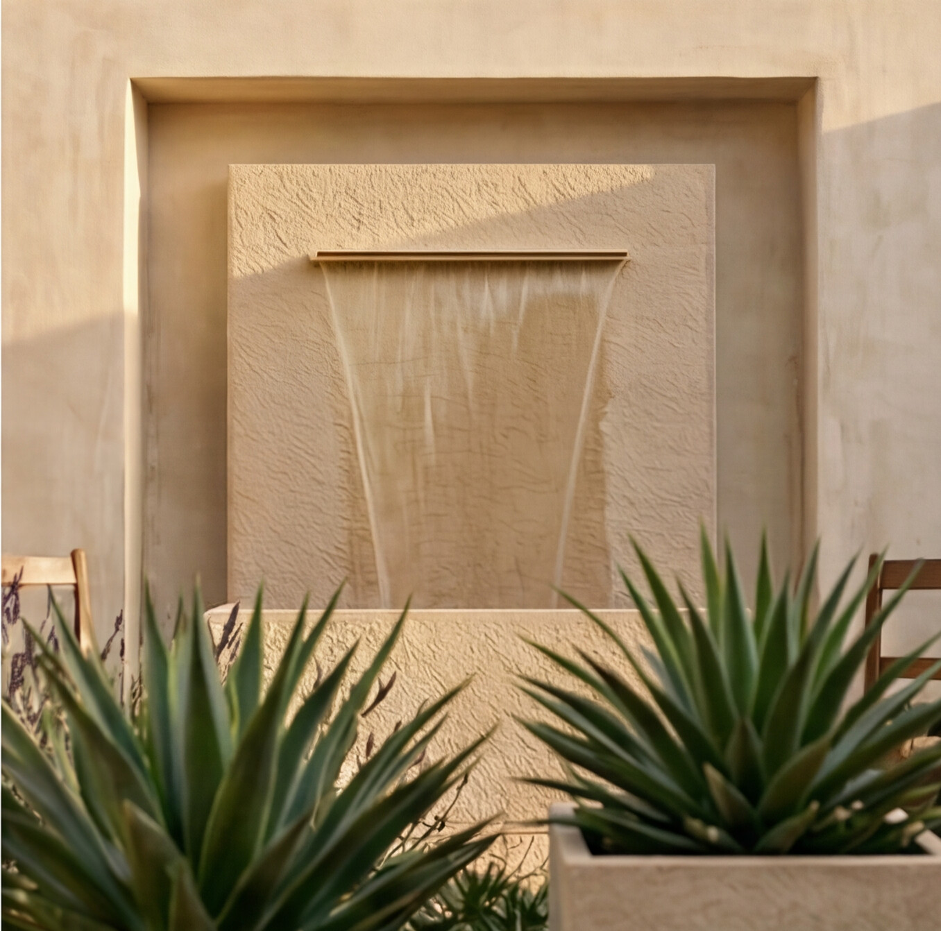 Restoration Hardware Terreno Wall Fountain, Detail