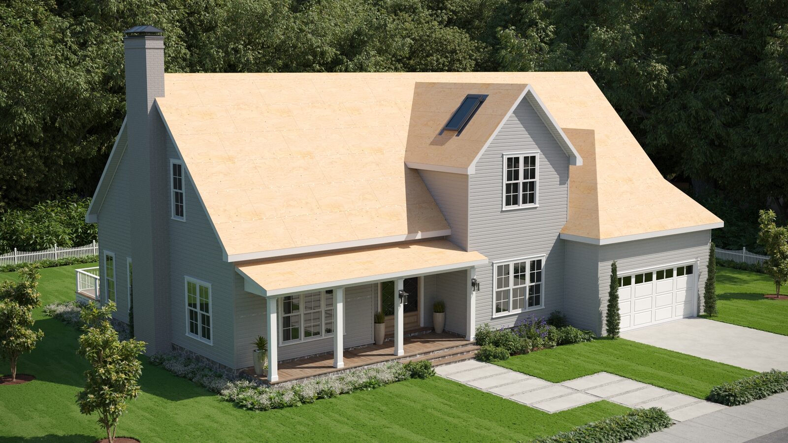 3D rendering of GAF TimberSteel Eave & Drip-Edge, Alternate — Product Detail